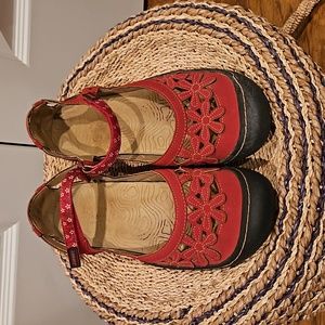 Red Jambu JSport Mary Jane Shoes
